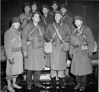 Bill Hargiss at Camp Patrick Henry in 1945