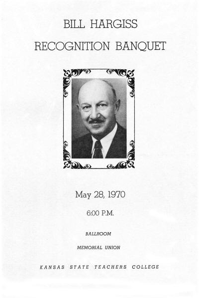 Bill Hargiss Recognition Banquet Program 