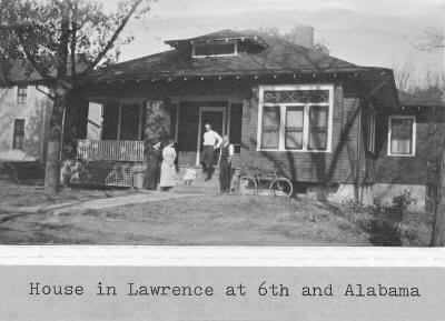 Bill Hargiss house in Lawrence KS 1913