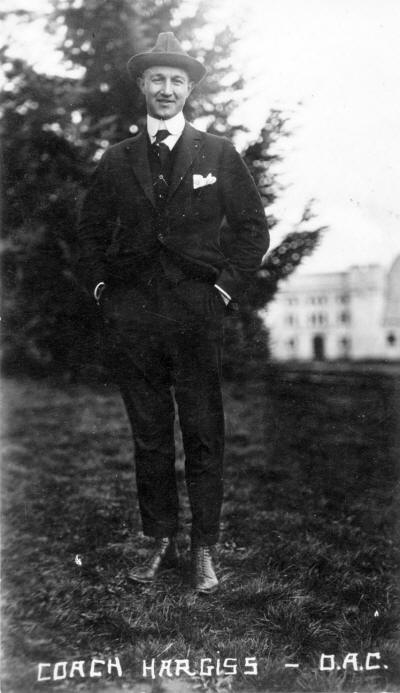 H W Hargiss at OAC in 1918