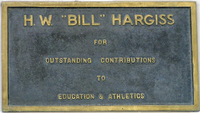 plaque on ESU PE building