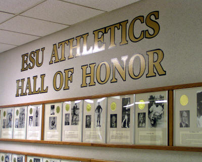 Emporia State Hall of Honor sign