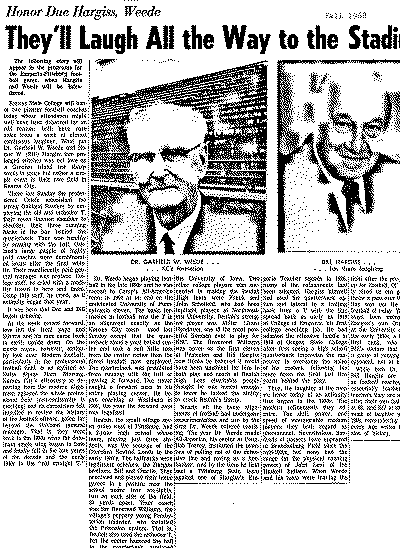 article about Bill Hargiss and Doc Weede